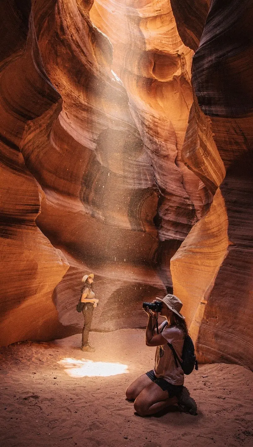 Закат над живописным побережьем с яркими оттенками оранжевого и розового.