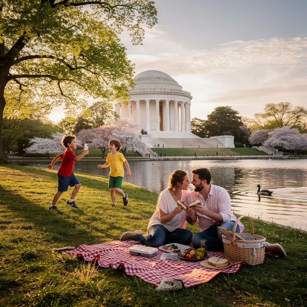 Романтический момент пары, наслаждающейся закатом на пляже.
